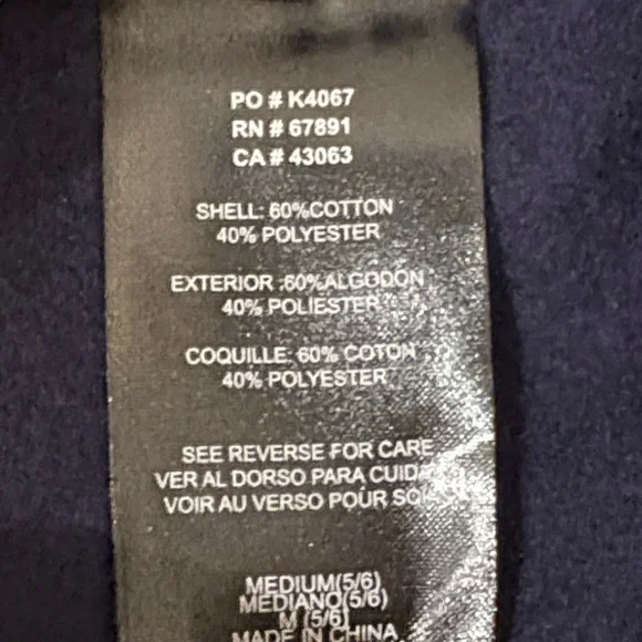 NWT [Gen2] Gonzaga Bulldogs NCAA Team Logo Pullover Hoodie Navy Blue Kids M 5/6 - Picture 9 of 10